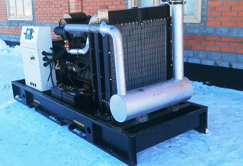 Дизельный генератор Zeus AD150-T400R на базе двигателя Ricardo в открытом исполнении