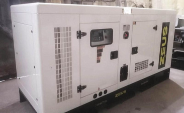 Дизельный генератор Zeus 125 кВт открытого исполнения, на базе промышленного двигателя Ricardo
