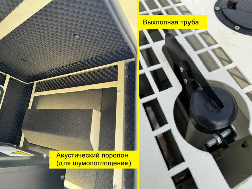 Дизельный генератор ENERGY ADE-250WE в кожухе