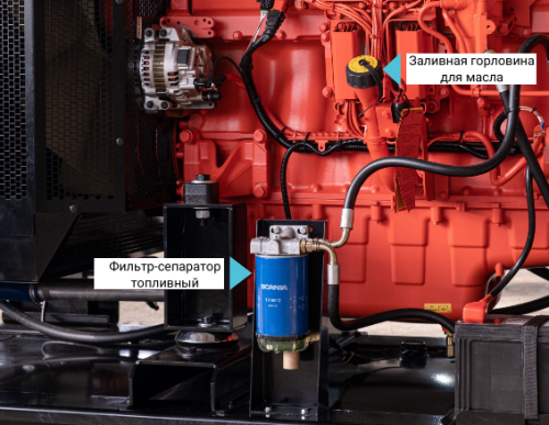 Дизельный генератор 400 кВт Energoprom EFD 500/400 открытый   