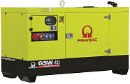 Дизельный генератор Pramac GSW 45 Y в кожухе с АВР