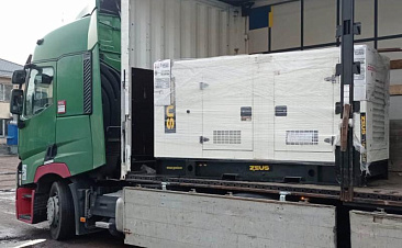 Дизельный генератор Zeus 80 кВт в шумозащитном кожухе, на базе промышленного двигателя Ricardo