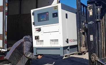 Дизельный генератор PLD-25 в кожухе, на базе промышленного двигателя Lifan