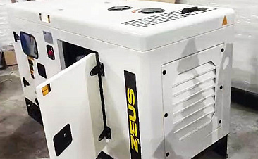 Дизельный генератор 16 кВт в шумозащитном кожухе, на базе промышленного двигателя Ricardo (ZEUS)