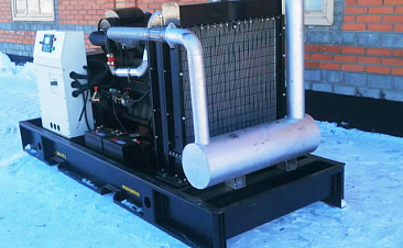 Дизельный генератор Zeus AD150-T400R на базе двигателя Ricardo в открытом исполнении