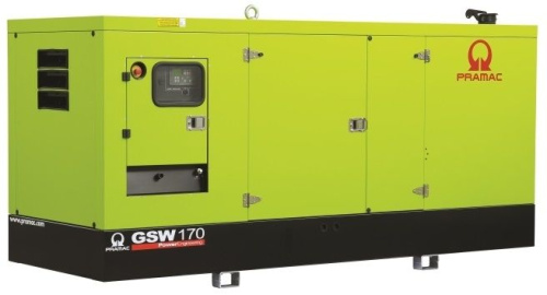 Дизельный генератор Pramac GSW 170 I в кожухе с АВР Дизельный генератор Pramac GSW 170 I в кожухе с АВР