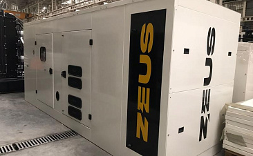 Дизельный генератор Zeus на 50 кВт в шумозащитном кожухе – для строительства шахты