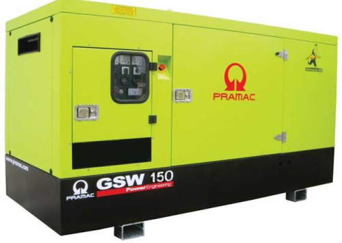 Дизельный генератор Pramac GSW 150 V в кожухе Дизельный генератор Pramac GSW 150 V в кожухе