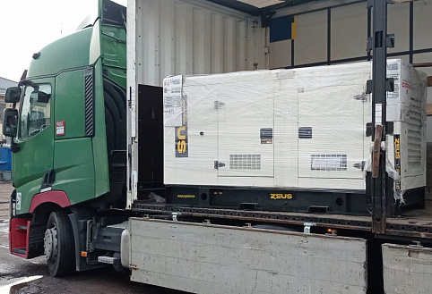 Дизельный генератор Zeus 80 кВт в шумозащитном кожухе, на базе промышленного двигателя Ricardo