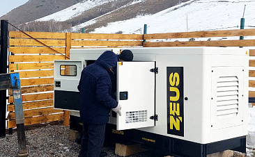 Дизельный генератор 100 кВт в шумозащитном кожухе, на базе промышленного двигателя Ricardo