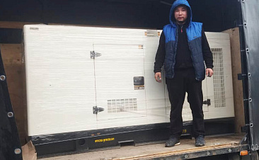 Дизельный генератор Зевс 100 кВт в шумозащитном кожухе, на базе промышленного двигателя Ricardo