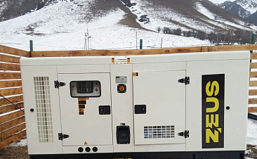 Дизельный генератор Zeus 50 кВт в кожухе с АВР и ПОЖ – для транспортной компании